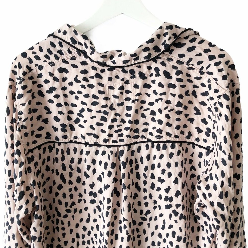 Nwt Rails Large Dalmation Print Pajama Top Shirt - image 7
